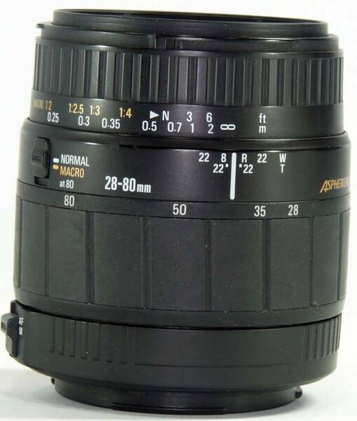 X06ジャンク品 シグマ AF 28-80mm F3.5-5.6 MACRO キヤノン