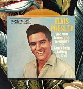 ELVIS PRESLEY Yellow Vinyl 50th 7inch Are You Lonesome Tonight ? .. ロカビリー