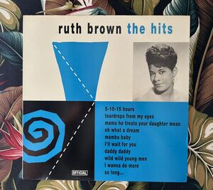 Ruth Brown LP The Hits .. 1989 Denmark Press.. R&B Rock’n’Roll ロカビリー