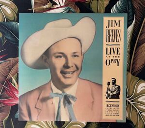 Jim Reeves LP Live At The Opry .. 1986 US Press ジム・リーブス