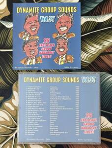 Various Dynamite Group Sounds Vol.37 .. 25 Explosive Group Harmony Sides CDR Germany Press .. Doo Wop ロカビリー