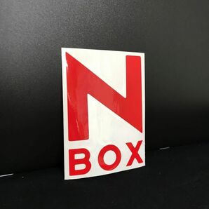 【送料無料】 N-BOX/Nボックス JF1/JF2/JF3/JF4 エンブレム シール/デカール/シート ソリッド 赤/RED/レッド ドレスアップ/カスタム N-01の画像2