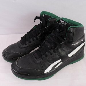 REEBOK CLASSICS BB 5600 TEAM 29.5cm/リーボック クラシック BB 5600 TEAM スニーカー 黒 ブラック 白 緑 中古 古着 メンズ et1710