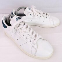 STANSMITH 25.0cm/adidas スタンスミス アディダス スニーカー 白 ホワイト レオパード柄 中古 古着 レディース ad4514_画像6