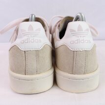 CAMPUS 25.5cm/adidas キャンパス アディダス スニーカー アイボリー 白 中古 古着 レディース ad4517_画像2