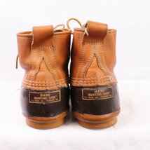 80's 位 ビーンブーツ US 8 GM/ 26.0cm 位 USA製 5ホール アメリカ製 LLビーン L.L.Bean ガムシュー メンズ ブーツ 中古 bb899_画像3