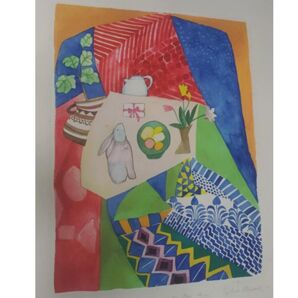 新品 春遠からじ Sylvia Edwards作品 直筆サイン 限定品 シルクスクリーン 真作 本物 現在美術 美術品 絵画 レア