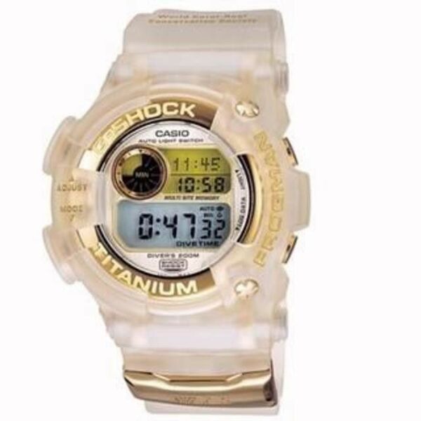 新品 カシオ 1999年 FROGMAN G-Shock 限定品 W.C.C.S メンズ ダイバーズウォッチ 腕時計 金色 本物
