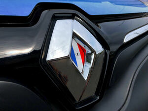  Renault Kangoo oriented front emblem sticker tricolor 