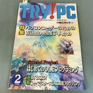 A03-057 TRY!PC 2 1996 特集 パソコンユーザーのためのWindowsNT事始め CQ出版社