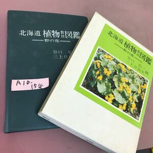 A10-154 北海道植物教材図鑑 (野の花) 谷口弘一 北海道新聞社 記名塗り潰しあり