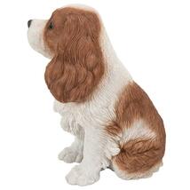 置物 彫像 座っている キャバリア キング チャールズ スパニエル の像 ガーデニング 庭 Dog Cavalier king charles spaniel_画像3