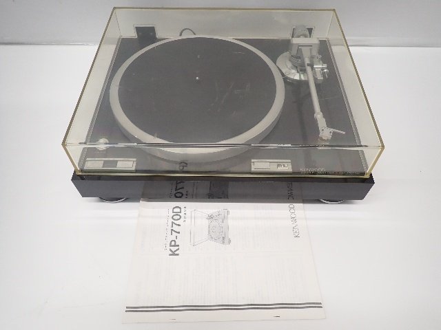 ケンウッドレコードプレーヤー KP-770D（完動品)-