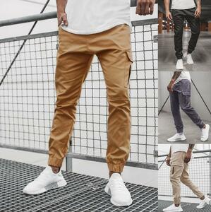  men's jogger pants chinos line pants skinny pants cargo pants casual pants sweat pants slim bottoms XS~2XL