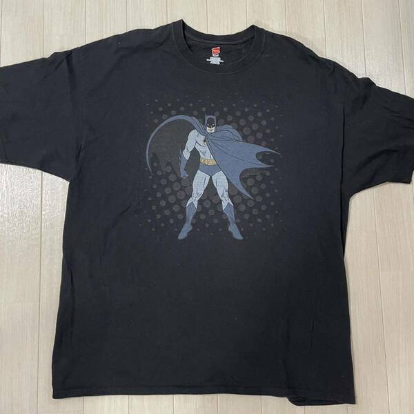 バットマン　batman tシャツ 2XL ヘインズ　黒