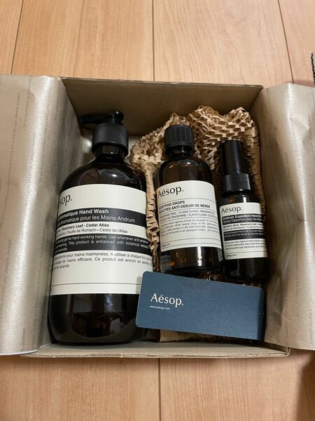 Aesop イソップ 3点セット　ハンドウォッシュ・ポスト プー ドロップス・ハンドミスト　巾着袋付き