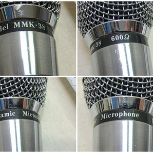 sy309y MMK-38 Microphone ダイナミックマイク 600Ω マイク カラオケ機器 中古 ⑫の画像8