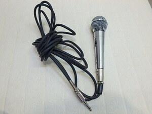 sy309y　MMK-38　Microphone　ダイナミックマイク　600Ω　マイク　カラオケ機器　中古　⑫
