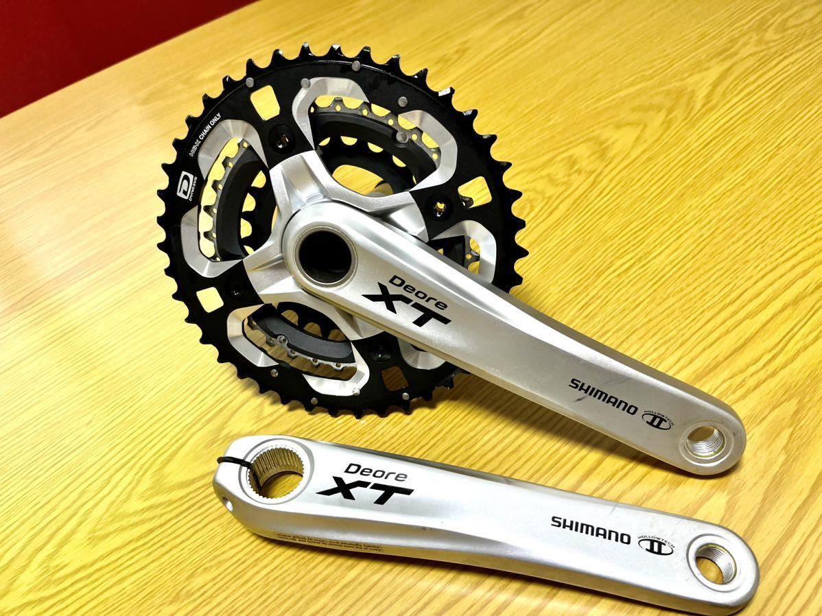 Shimano XT FC-M770/771-k クランク+チェーンリング-