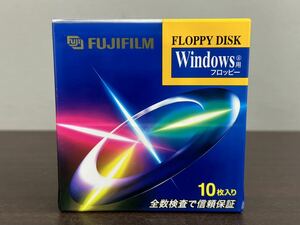  unopened goods FUJIFILM Fuji film floppy disk 3.5 type 2HD MF2HDDV FK10P 10 sheets entering 