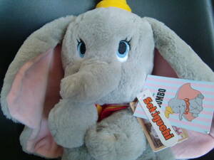 o price cut!< new goods * unused * tag attaching > Dumbo soft toy seat gchi** Disney ....! Dumbo soft toy 