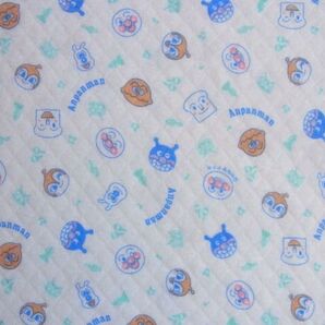 ★接結ニット♪アンパンマン(青)♪70×30★【NE2103-B】