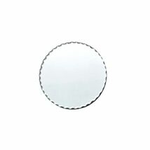 IZ47040S★エッジング ラウンドミラー S 鏡 ウォールミラー クラシック シンプル 楕円 洗面所 玄関 丸 円形 壁掛け ミラー_画像1