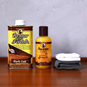 IZ39612I* free shipping HOWARD maintenance kit dark oak restore finish 236mIfi-ten wax 140ml repair Howard 