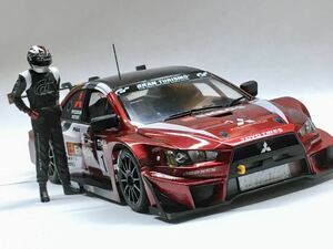 [ plastic model ] Mitsubishi Lancer Evolution X GR.3 final product Driver attaching Aoshima 