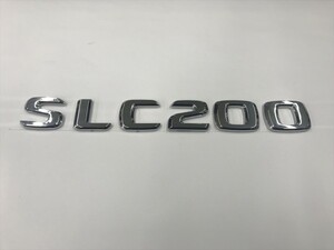 純正同形状 社外/SLC200/リア/エンブレム/ベンツ/排気量/グレード/SLCクラス/AMG/R172/クローム/メッキ
