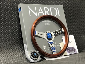 栃木発 ￥送料一律￥ NARDI ナルディー クラシック ウッド ポリッシュスポーク 330mm N100 検）33Φ ウット パイ モモ ステアリング MOMO