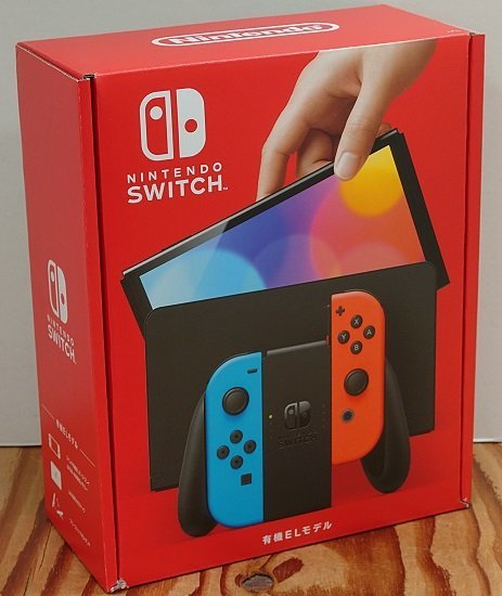 ヤフオク! -「nintendo switch本体(有機elモデル) joy-con(l)ネオン