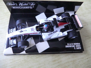 mc 1/43 BAR Honda SHOWCAR 2005 TAKUMA SATO