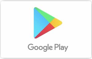 1100 иен GooglePlay Card уведомление Google Play Google Play