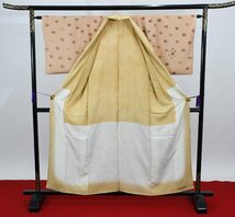 小紋 着物 唐花文 唐草 袷 お洒落 身丈150cm 裄丈62cm ★ kb-5026 桜庭呉服店_画像8