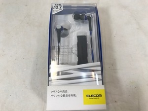 ELECOM　耳栓タイプヘッドホン　イヤホン　EHP-C3560　ブルー　未開封