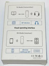 [A] Bluetooth 5.0 トランスミッター レシーバー 受信機 送信機 一台三役 ハンズフリー 家庭 テレビ アウトドア 車用 小型_画像4