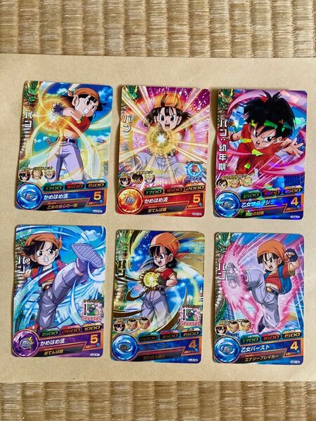 ドラゴンボールヒーローズカード パン6枚セット