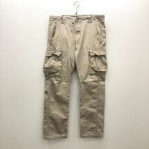 【EI338】Levi's W32 L32 カーゴパンツ ワークパンツ ベージュ メンズブランド古着 リーバイス 送料無料_画像2