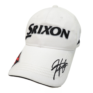 SRIXON スリクソン キャップ 松山英樹 サイン刺繍 ホワイト系 F(56-60cm) [240101026728] ゴルフウェア