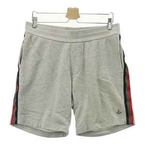 MONCLER モンクレール PANTALONE CORTO SHORT TROUSERS スウェット ハーフパンツ グレー系 M [240001984930] メンズ