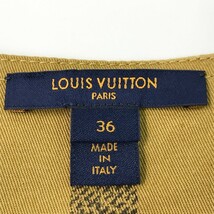 LOUIS VUITTON ルイ ヴィトン モノグラム ジャイアントプリント ノースリーブ ワンピース モノグラム ブラウン系 36 [240003000153]_画像7