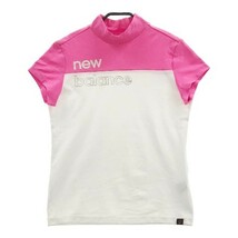 NEW BALANCE GOLF ニューバランスゴルフ 2022年モデル ハイネック 半袖Tシャツ ホワイト系 1 [240101021245] ゴルフウェア レディース_画像1