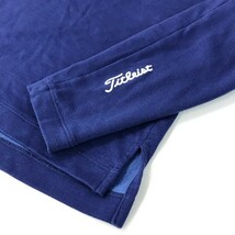 TITLEIST タイトリスト ハイネック長袖裏起毛Tシャツ ブルー系 M [240101036127] ゴルフウェア メンズ_画像4