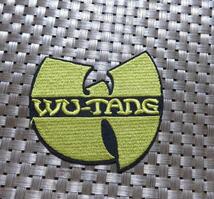  金黒W型◆新品ウータン・クラン　Wu-Tang Clan アメリカ　ヒップホップグループ　少林寺　刺繍ワッペン◆音楽　ミュージック　ミリタリー_画像4