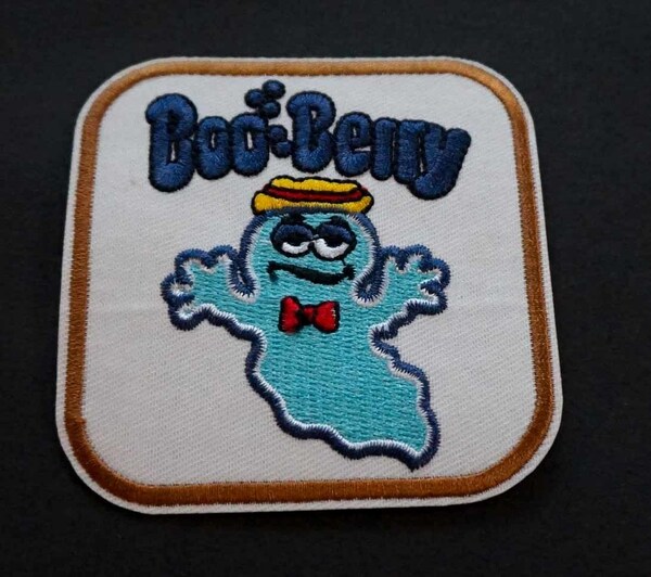  BB空幽霊■新品■＊『 BOO BERRY ブーベリー 』＊刺繍ワッペン◆ミリタリー・サバゲー・コスプレ■洋服・衣類・衣服DIY