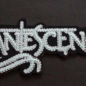  黒水ES英語■新品『EVANTESCENCE』 エヴァネッセンス アメリカハードロック・バンド刺繍ワッペン■ミュージック 音楽 楽器 仲間 ■激シブ