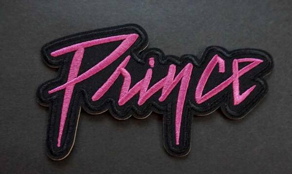 黒桃紫Pc■新品■アメリカ プリンス Prince プリンス 　ミュージシャン　刺繍ワッペン■激渋■音楽 ミュージック◆■洋服・衣類・衣服DIY