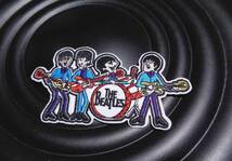 UK４人組◎新品ビートルズThe Beatles刺繍ワッペン（パッチ）■イギリス　ミュージック音楽ミュージシャン楽器　仲間アーティスト◇激渋DIY_画像3