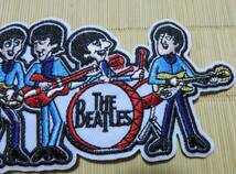 UK４人組◎新品ビートルズThe Beatles刺繍ワッペン（パッチ）■イギリス　ミュージック音楽ミュージシャン楽器　仲間アーティスト◇激渋DIY_画像2